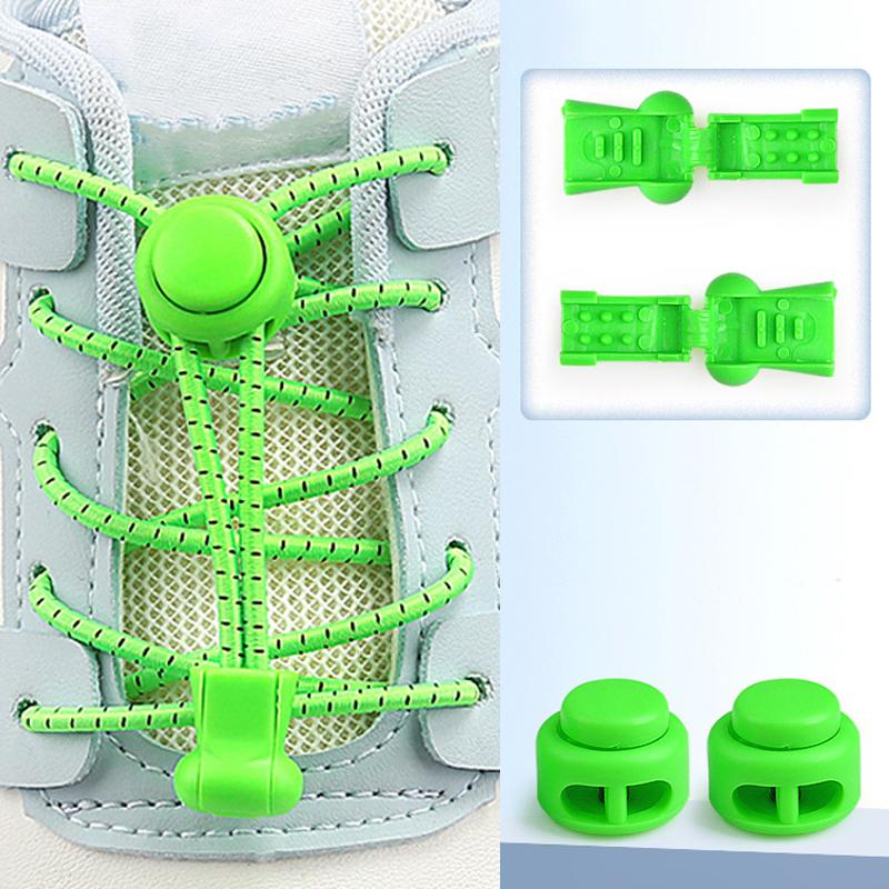 1Pair/3Pair Round Tennis Lazy Laces Without Ties Unisex Elastic Shoelaces Sneakers No Tie Shoe Laces Adult Kids Shoe Accessories