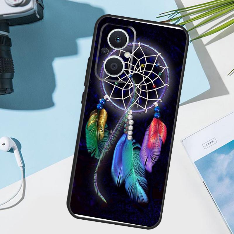Retro Feather Dreamcatcher Cover For OPPO Reno 13 F 14 10 11 12 Pro 12F 11F 14F 7 8 Lite OPPO Find X8 X6 X5 X9 Pro Case