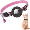 Airtag Cat Collar with Bell Reflective Anti-loss Silicone Protective Cover Small Neck Ring Cat Anti-loss