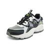 Kappa Fabric Synthetic Leather Versatile Simple Shock Absorbing Non-Slip Wear-Resistant Low-Top Dad Shoes Unisex Sneaker Black K0CX5MC33-990