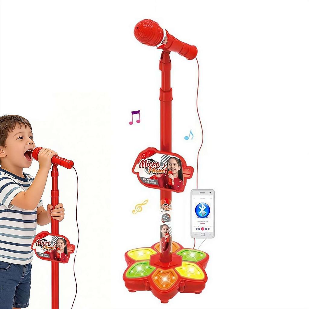 Children's Microphone Toy, Karaoke Machine Toy, With Music And Lights, Portable And Easy To Use, Suitable For Children Aged 3 And Above