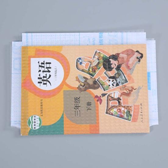 10Pcs Matte Clear Adhesive School Textbook Protective Case Book Jacket Cover