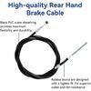 TRX350 Rear Hand Brake Cable Kit Compatible With Fourtrax 300 Rancher 350 400 420 2000-2006 Foreman 400 500 Rubicon 500 ATV Parts, Parking Brake
