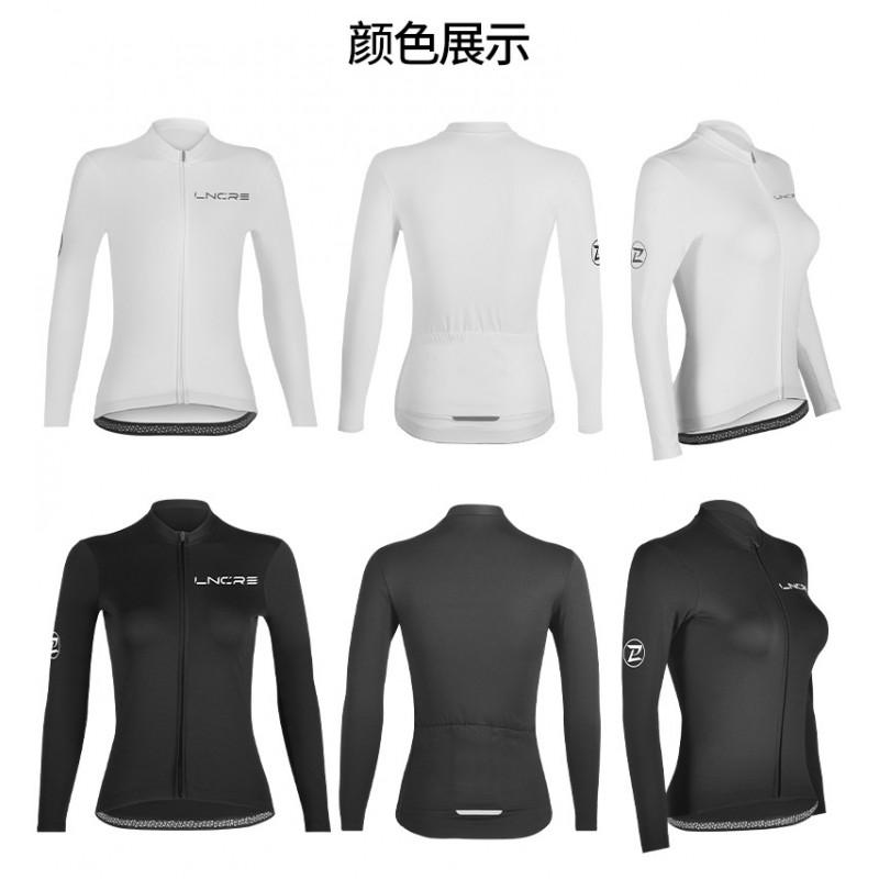 Womens Long Sleeve Cycling Jersey Bib Pants Quick Dry Lightweight Mountain Road Biking
