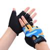 Elastic Hiking Camouflage Bike Mittens Riding Equipment Children Cycling Gloves Half Finger Golves