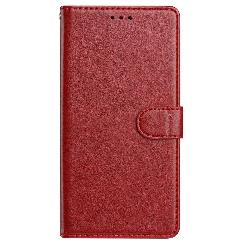 Kartenhalter Hülle für Apple iPhone 16 15 Plus 11 Pro Max Stoßfest Flip Cover Einfarbige Leder Handyhülle Funda Mit Riemen