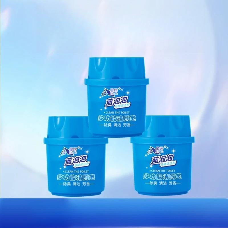 Nettoyant WC Blue Bubble: Déodorant d'aromathérapie concentré pour une salle de bain fraîche