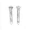 2Pcs DC 10V-30V LED Sides Marker Lights Car Alarm Tail Light External Lights  Auto Trailer Truck Lorry Lamps White Color