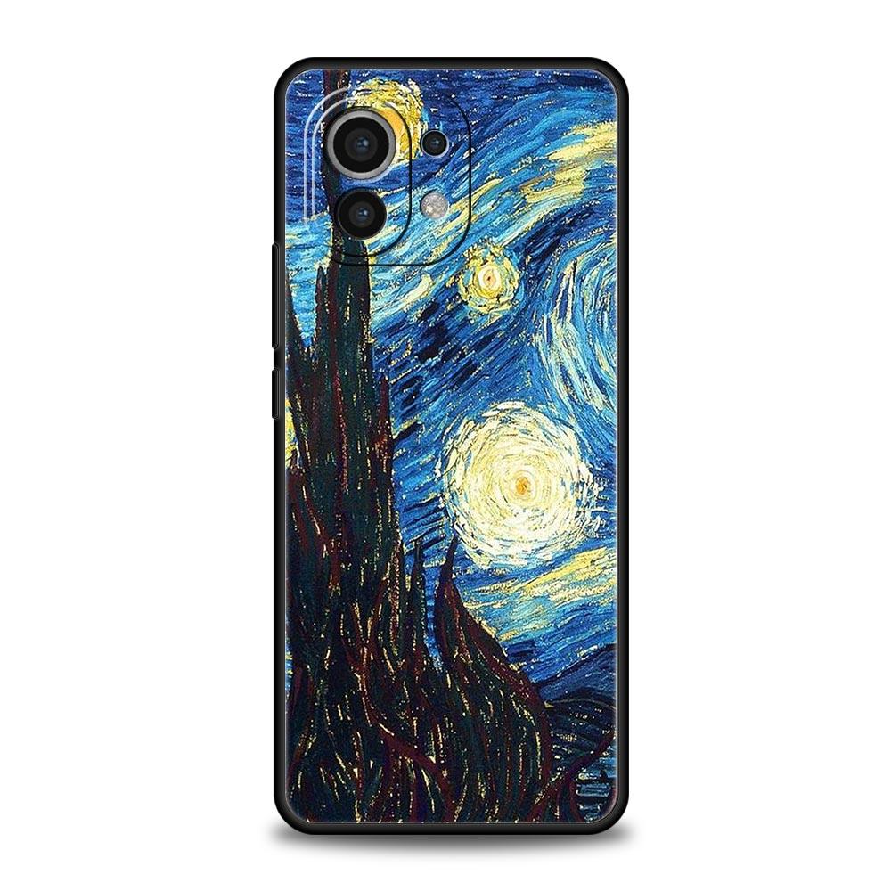 Phone Case For Xiaomi 13 12 11 Lite 12T 11T 10T 9T Mi Poco M4 M3 X4 X3 Pro F4 F3 GT 5G Cover Shell Coque Van Gogh Oil Painting