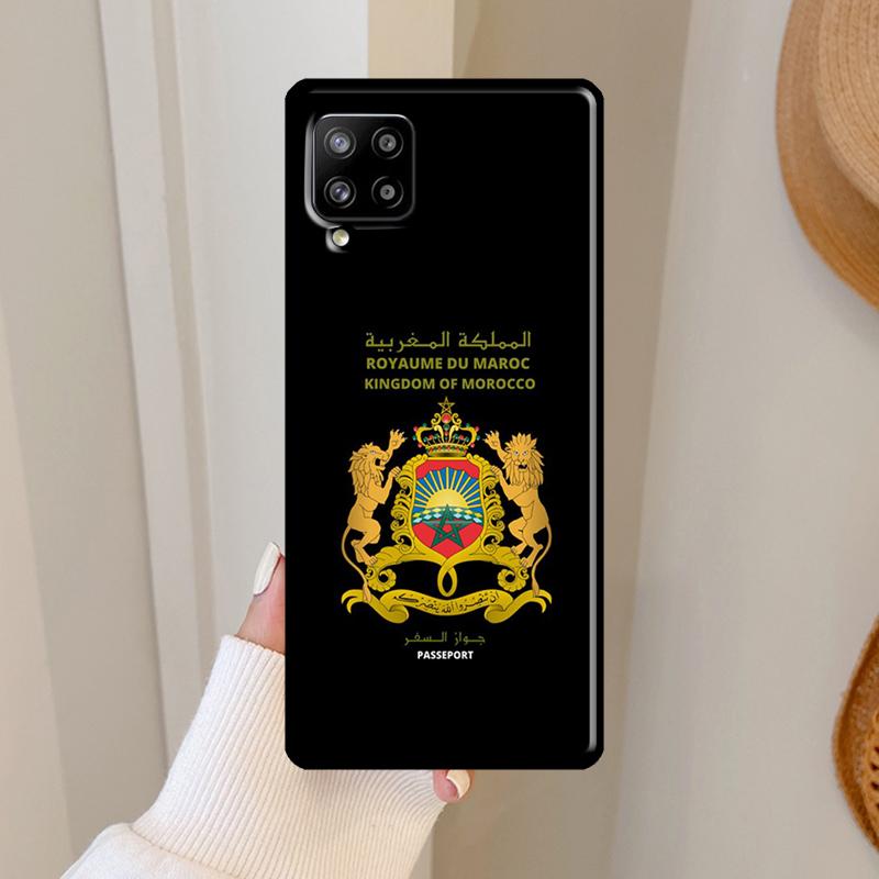 Pouzdro s marockou vlajkou na pas pro Samsung Galaxy A53 A33 A13 A73 A51 A71 A50 A12 A22 A32 A52 A72 A52S A21S Cover