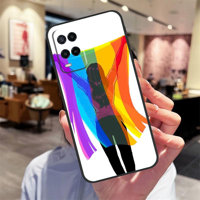 LGBT Gay Lesbian Pride Case For Oppo A78 A98 A79 A18 A38 A58 A40 A60 A80 A16 A76 A96 A15 A74 A94 A54 A17 A77 Cover