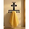 Christian Heart Cross Heavy Iron Key Holder with 6 Hooks Vintage Wall Decor Gift for Home Christmas Halloween