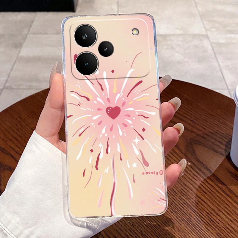 Hülle Für Realme P4 / Realme P4 Pro Fundas Weiche TPU Rückabdeckung Realme P3 Schalen Klare Silikon Niedliche Katze Kaninchen Schutzhülle