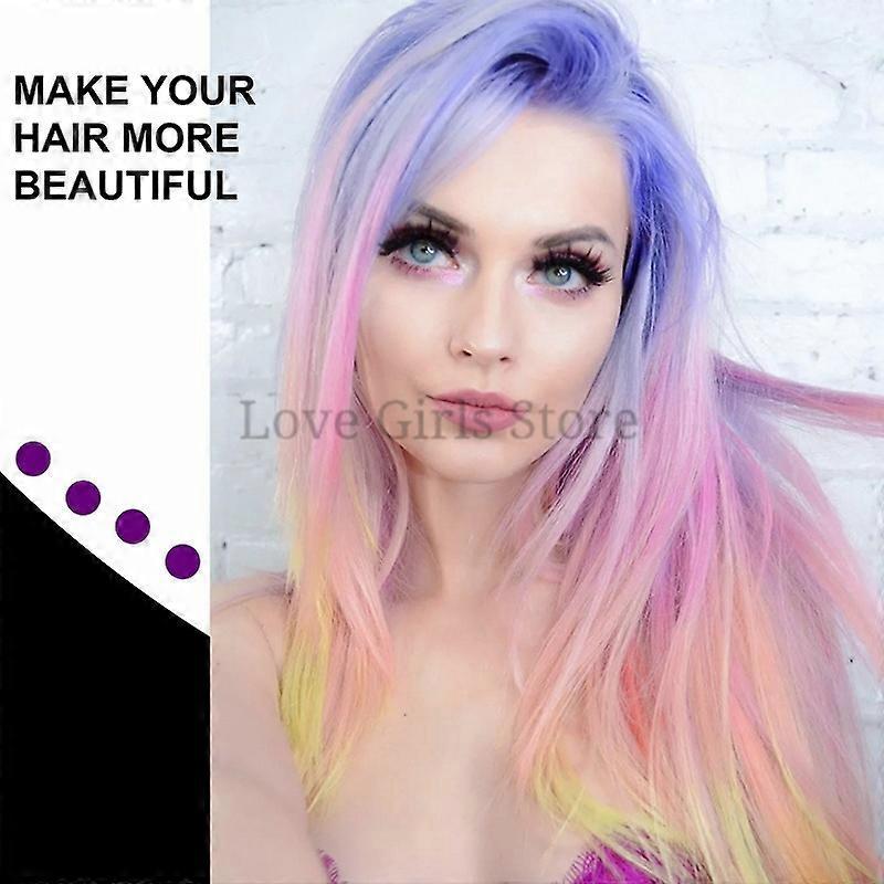 Hair Coloring Dye Wax Styling Washable Natural Matte Hairstyle Strong Gel Cream Non-Greasy Hair Mud for Cosplay Party Women Men