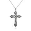 Women Wen Vintage Gothic Crucifix Pendant Long Chain Necklace Choker Punk Jewel