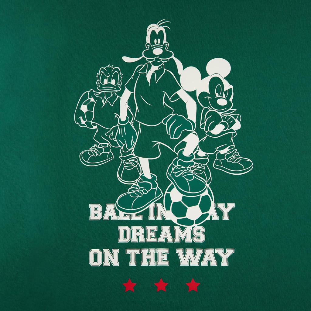 Li Ning Disney Ice Feel Round Neck Logo Letter Pattern T-Shirt Men T-Shirts AHSW305-1