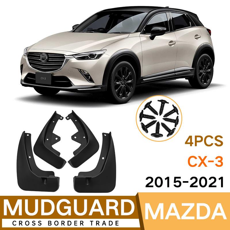 Mud Flaps For Mazda CX3 CX 3 2015- 2017 2018 DK Splash Guards MudFlaps Front Rear Mudguards Fender Car Exterior CX-3  2015-