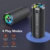 Portable Bluetooth Speakers, IPX7 Waterproof Speaker Bluetooth Wireless, 20W Loud Stereo Sound, 24H Playtime, RGB Lights, Dual Pairing, Bluetooth 5.3