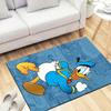 1pc Donald Duck Pattern Area Rug Soft Flannel Floor Mat for Living Room, Bedroom, Sofa Coffee Table Floor Mat