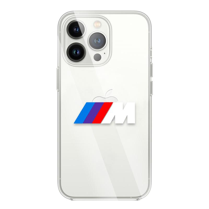 New Fashion Car Logo Transparent Phone Case For IPhone 11 12 13 14 Pro Max XR X XS SE 7 8 Plus For BMW M E34 E36 E60 E90 E46 E39 E70