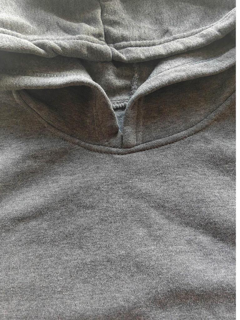 Unisex Loose Casual Autumn/Winter Hooded Pullover with Drawstring and Drop Shoulder Sleeves