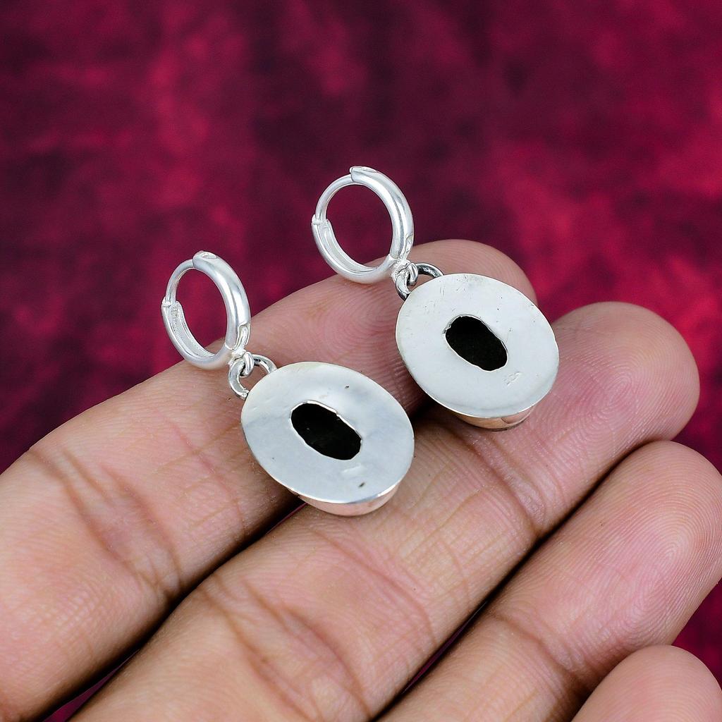 Golden Pyrite Earrings Handmade Gemstone Jewelry, 925 Solid Sterling Silver Earrings Antique Jewelry, For Engagement Gift