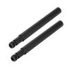 2Pcs 60mm Bicycle Presta Valve Extender Inner Tyre Valves Extension (Black)