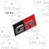 OELK1 1x Car Steering Wheel GR Sport Logo Badge Interior 3D Metal Decoration Stickers For Toyota GR Yaris Aygo Corolla RAV4 C-HR Camry
