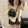 Summer New Fashion Simple Design Popular Solid Color Casual Shoulder Crossbody Portable Small Square Bag