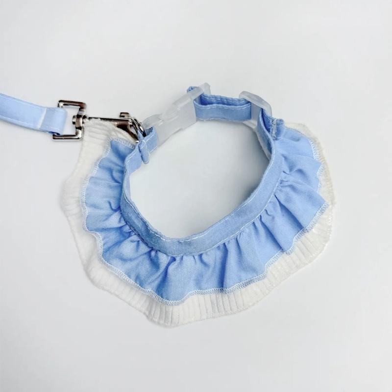 Breathable Dog Harness for Small Dogs No Pull Design Easy Walk Collar Adjustable Fit Leashes