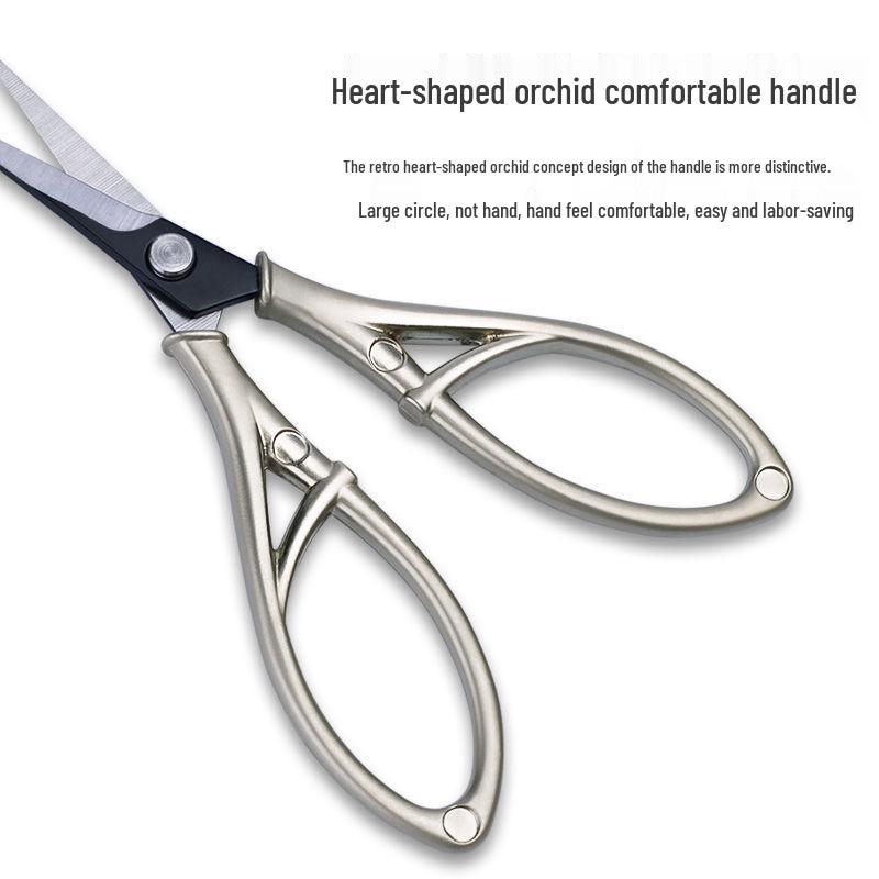 Industrielles Leder Küchen- & Schneider Scheren Set - Große, Spitz zulaufende und kleine Größen für Haushalts- und Näharbeiten.