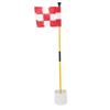 Golf Pin Flag Lochbecher Set für Mini Putting Green Flaggenstock Hof Übungszubehör Tragbar 2