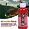 60ML Flüssiger Blasswurmduft Fischlockstoff Konzentrierter Roter Wurm Flüssiger Fischköder Zusatz Barsch Wels Angelzubehör