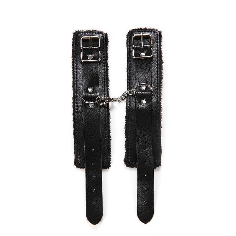 Sex Toys Handcuffs 1Pair PU Leather Restraints Bondage Cuffs Roleplay Tools Erotic Handcuffs for Couples GameSex Products