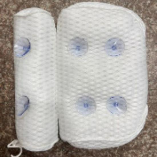 

Cross-Border Anti-Slip Bathtub Pillow with 4D Suction Cups for Spa Massage 32x35x8 cm