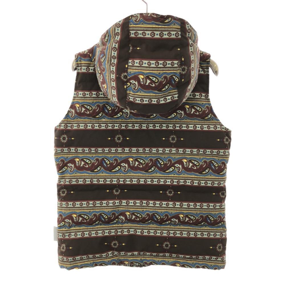 WILDTHINGS Paisley Pattern Hooded Down vest Men's Used