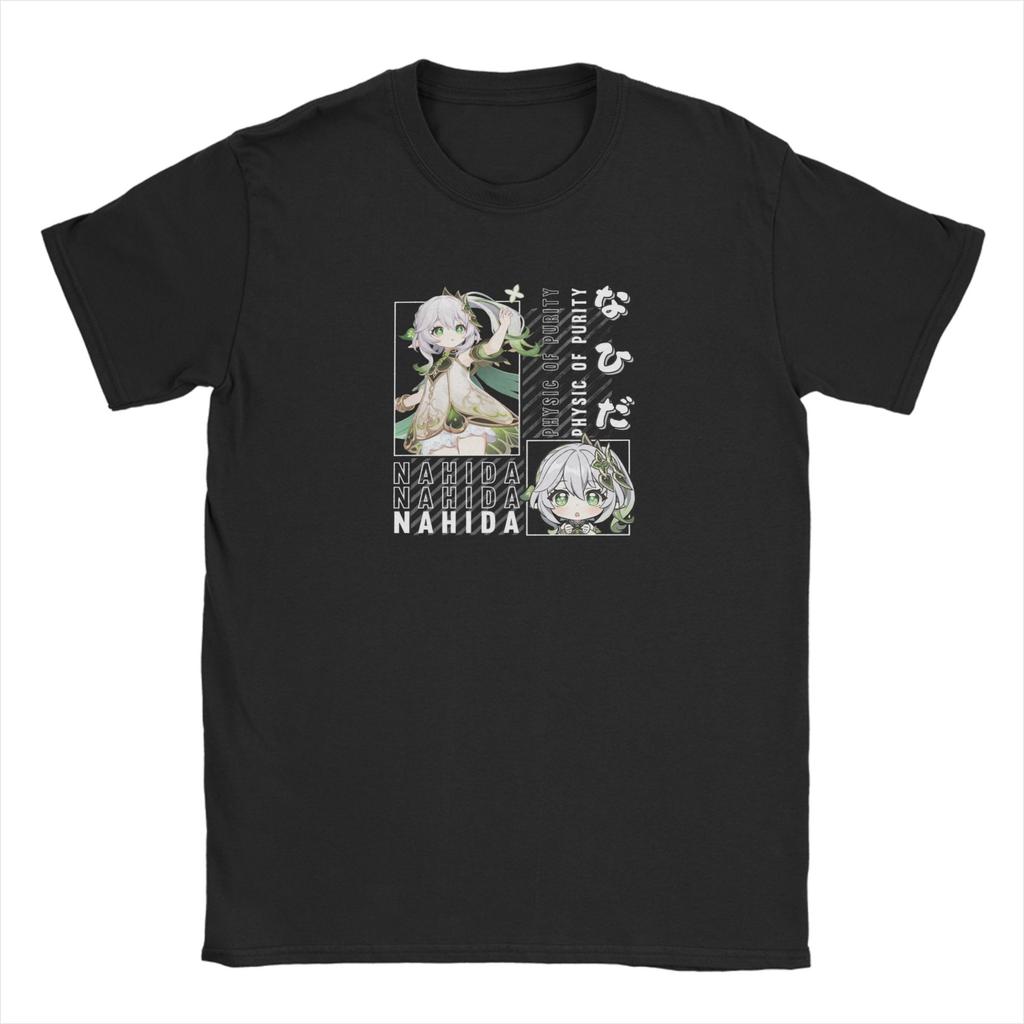 Vintage Genshin Impact Albedo Tshirts Unisex Unisex O Neck 100 Cotton T Shirts Anime Game Tee Shirt Gift Idea Clothing