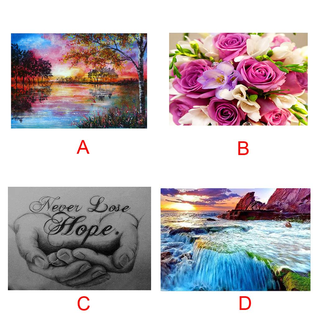 

5D вышивка картины горный хрусталь наклеены DIY вышивка крестом полный алмаз