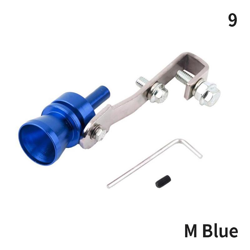 Motorbike Car Exhaust Fake Turbo Whistle Pipe Sound Muffler Blow Off Valve Universal Simulator Whistler