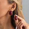 Ingemark 4 Color Vintage Simple Square Acrylic Stud Earrings Women Unique Design Geometry Piercing Ear Accessories Jewelry Gifts