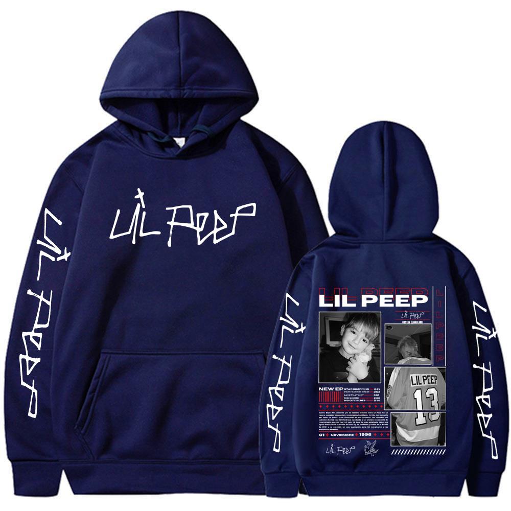 Rapper Lil Peep Hell Boy Crybaby Hoodie Men Women Hip Hop Fashion Oversized Sweatshirt Men's Casual Vintage Pullovers Streetwear