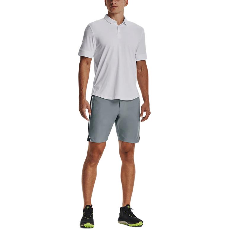 Under Armour Solid Color Pullover Short Sleeve T-Shirt Men Tops White 1377406-100