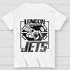 London Jets Unisex 100% Cotton Summer Casual Cool Loose T-Shirt