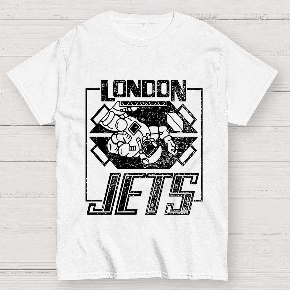London Jets Unisex 100% Cotton Summer Casual Cool Loose T-Shirt