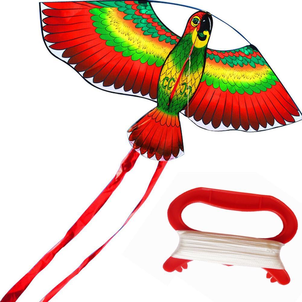 1 Pcs Parrot Kite Small Children's Animal Cartoon Kite Outdoor Toy Kite Children's Toy