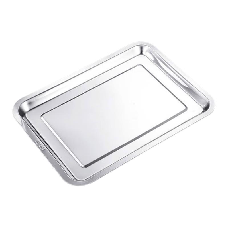 Yilan Commercial Stainless Steel Deep Rectangular Serving Tray