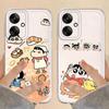 Soft Phone Cover Phone Case for Xiaomi Mi 11T Pro 11 Lite Cartoon Bread Shin Chan