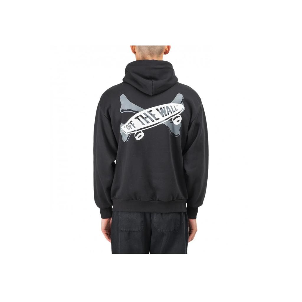 Vans X Wtaps Crossbones Print Hoodie Men Tops Black VN0A4TRBBLK1