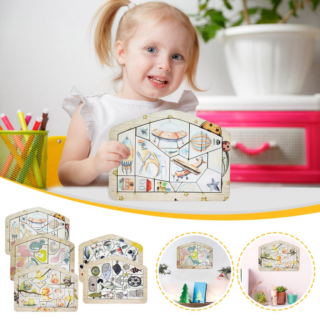 Buy Children'S Wooden Animal Puzzle Toy Ding Yizhi Wooden Puzzle at