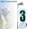 Club Head Cover for Drivers Hybrids Fairway Woods No.1/3/5/U Headcover Soft